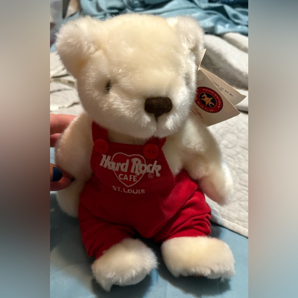 Hard Rock Cafe St. Louis 2002 Valentine’s Day, Herrington Teddy Bear Club NWT